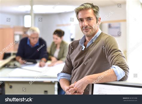 Businessman Standing Design Office Stock Photo 361872398 | Shutterstock