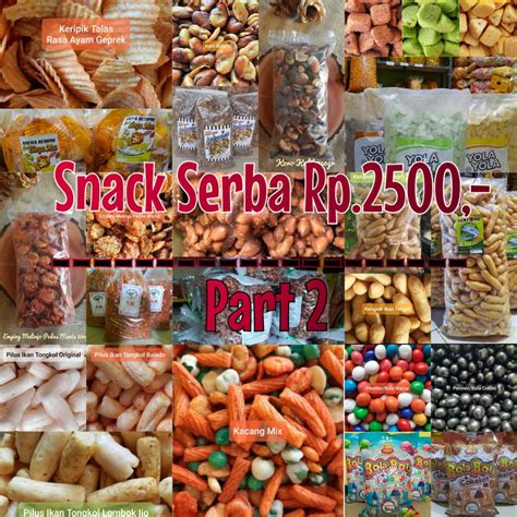 Jual Snack Serba Part Snack Kiloan Makanan Ringan Laris Jajan