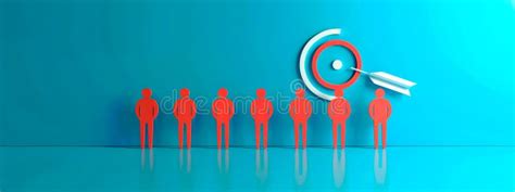 Team Collaboration and Precision Targeting in Business Strategy Concept ...