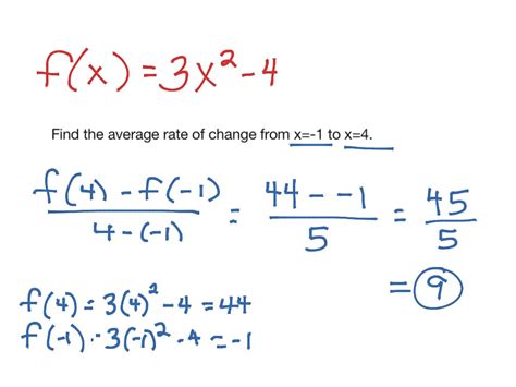 How To Calculate Average Rate Of Change Design Talk
