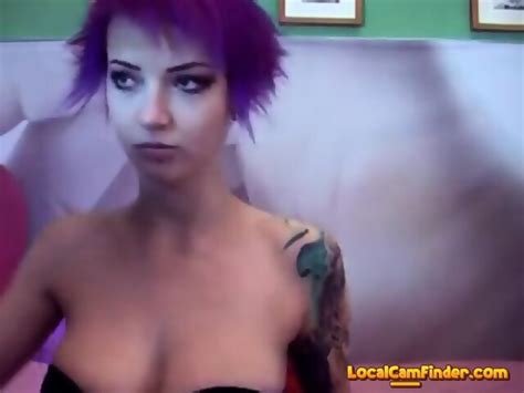EMO Camwhore With Huge Tits Livecam Masturbation