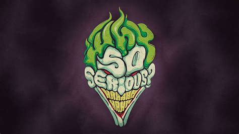 HD Wallpaper The Joker Artwork Why So Serious Wallpaper Flare