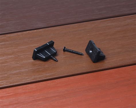 Waterproof 8mm Plastic Clips Decking Clips Composite Fastener For