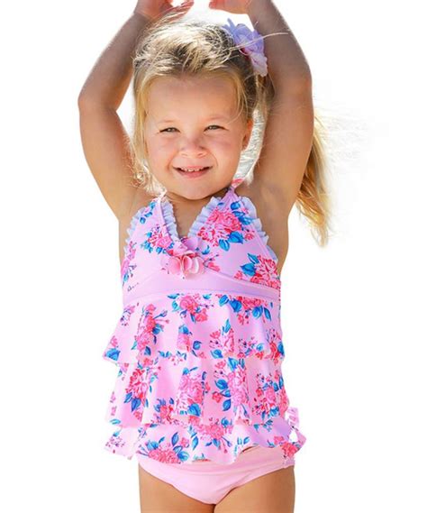 This Parfait And White Floral Tankini Infant Toddler And Girls By Sun