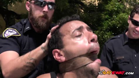 Gay Officer Takes Horny Suspect To An Alley For A Hot Banging