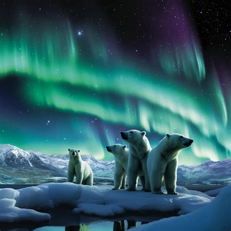 Pinguins E Ursos Polares - Majestosa exibição da beleza da natureza com ursos polares e pinguins ...