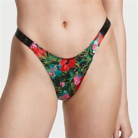 Victoria S Secret Swim Nwt Victorias Secret Shine Strap Brazilian Bikini Bottom Poshmark