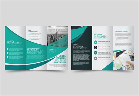 Paper Brochure Template Business/Brochure Template Blank/InDesign ...