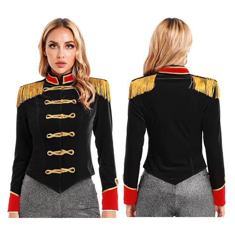 Women Circus Ringmaster Costume Showman Majorette – Vicedeal