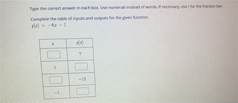 Solved Type The Correct Answer In Each Box Use Numerals Chegg