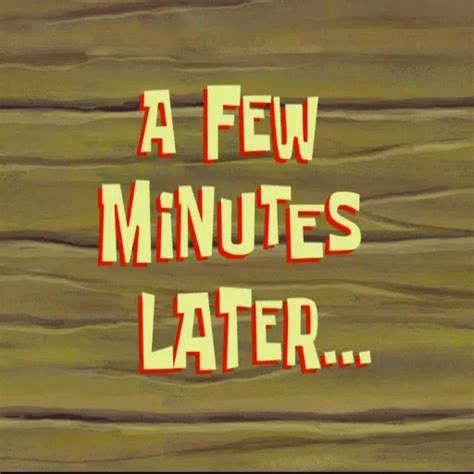 Spongebob Time Cards 5 Minutes