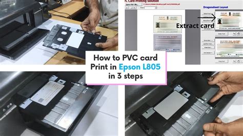 How To Print Pvc Card In Epson L805 Epson L805 Pvc Card Printing Youtube