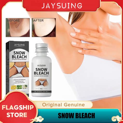 Hot SaleJaysuing Snow Bleach Cream Private Part Underarm Whitening Lotion Skin Dark Spot Body