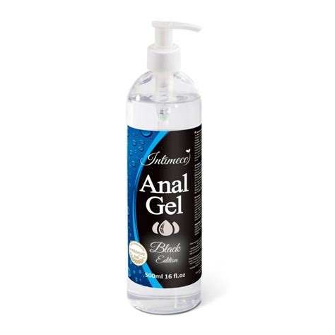 Intimeco Anal Gel Black Edition 500 Ml Glide Lubricant