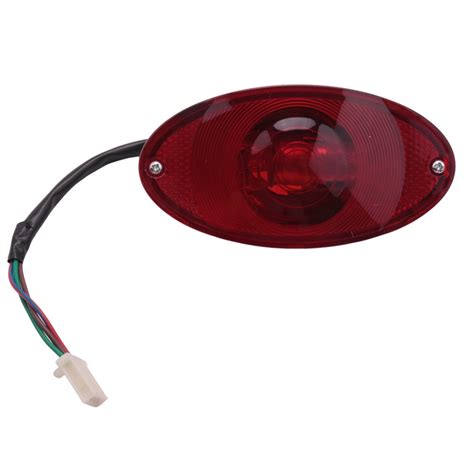 Chrome 12V 15 LED Motorcycle Brake Stop Running Tail Light Rear LED