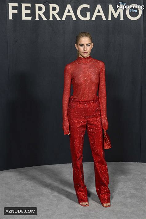 Caroline Daur Sexy Shows Off Her Hot Tits While Attending The Ferragamo Fashion Show In Milan