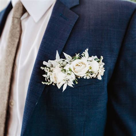 Pocket Square Boutonnieres Are My Favorite Thing Right Now