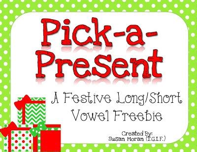 pick  present freebie susan jones teaching