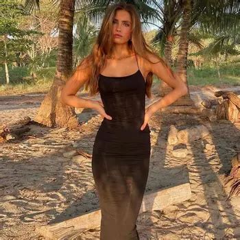 Fashion Trends Mature Women Wear Sexy Slim Fit Dress Sleeveless Casual Dresses Summer Women