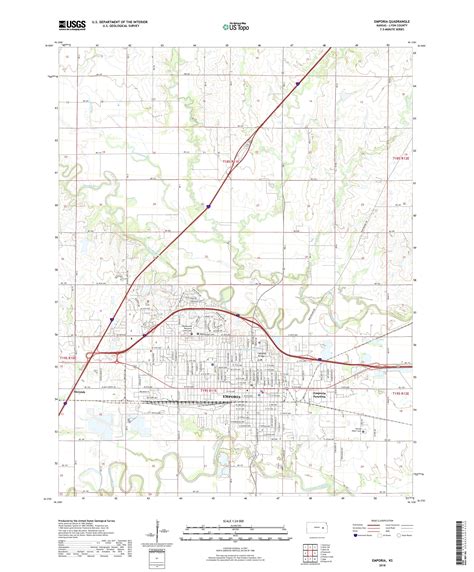 Emporia Kansas US Topo Map – MyTopo Map Store