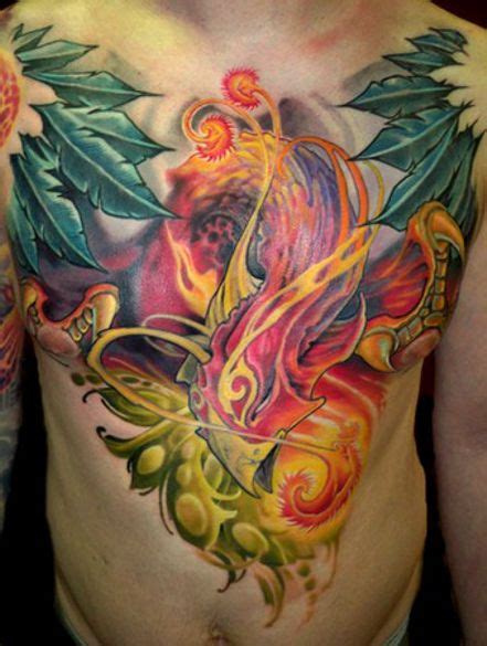 Watercolor Phoenix Tattoo Ideas Flawssy