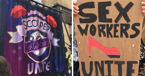 Sex Workers Take Part In May Day Workers Rights March Through Glasgow For The First Time