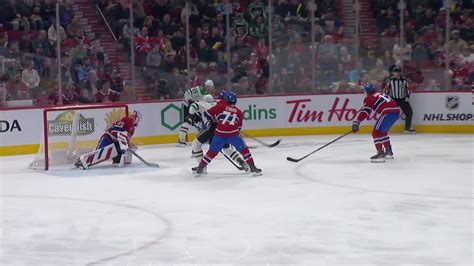 DAL MTL Seguin Scores Goal Against Samuel Montembeault Dallas Stars