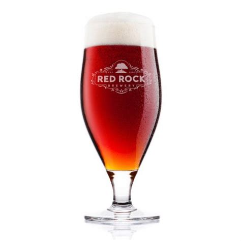 Red Rock Brewery 2/3 Pint Stemmed Beer Glass x1 - Red Rock Brewery