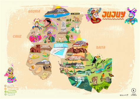 Jujuy Mapa ilustrado on Behance