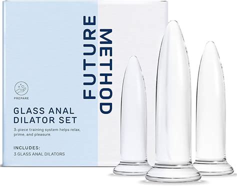 Amazon Glass Anal Dilator Set Piece Trainer Butt Plug Kit Body
