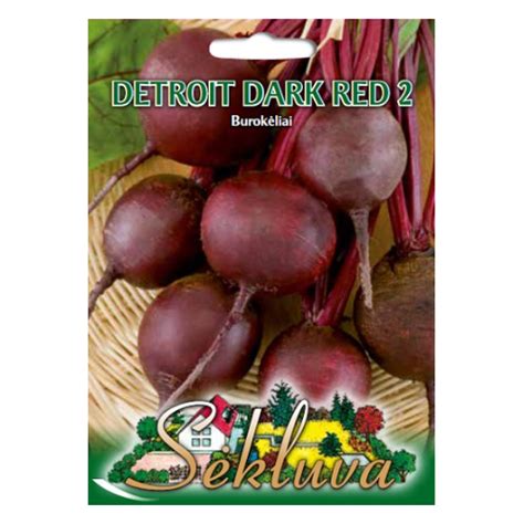 Raudonieji burokėliai Detroit dark red | Dekoskalda.lt