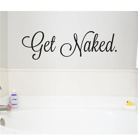 Get Naked Decal Etsy
