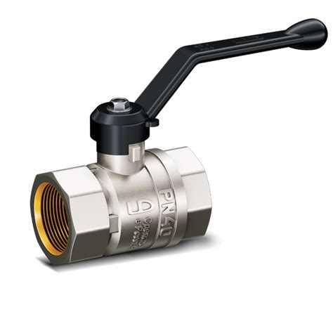 Кран латунный Ду25 В-В рычаг (1/8)