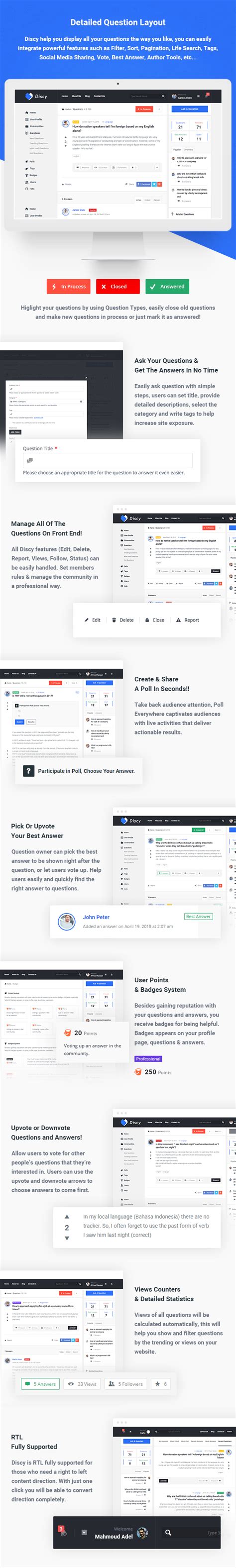 Discy – Social Questions and Answers WordPress Theme – 2code