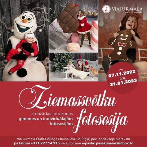 aicinam izbaudit istu ziemassvetku fotosesiju outlet ciemata pinkos