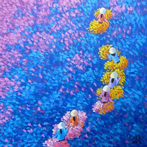 Original Asian Paintings For Sale Online Vietnam Artist Asian