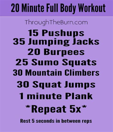 20 Minute Full Body Workout