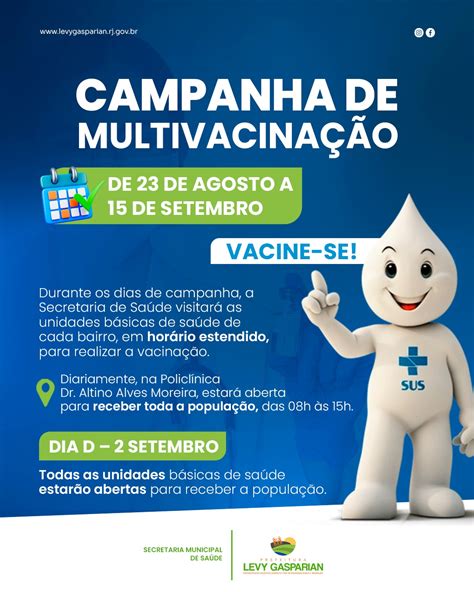 Campanha De Multivacinação Município De Comendador Levy Gasparian