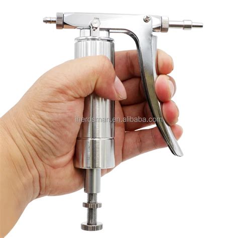 1ml Automatic K-Type Veterinary Syringe Stainless Steel Vaccine ...