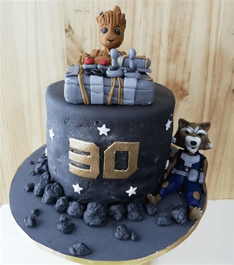 Guardians Of The Galaxy Birthday Cake Ideas Images Pictures