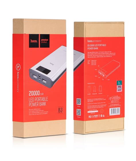 Power-Bank HOCO 20000mAh Ładowarka Bateria LED - 6970553352 - oficjalne ...