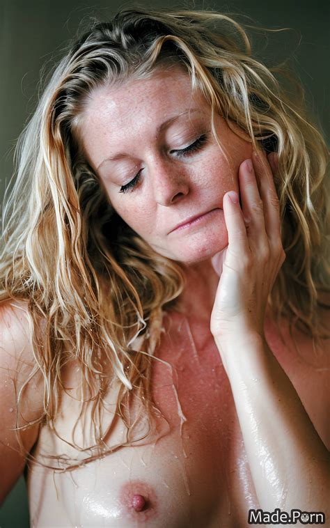 Porn Image Of Messy Hair Playful Long Hair Sweat Woman Fairer Skin Emo Created By AI