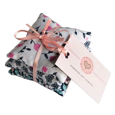 Scented Sachets With Lavender From Handmade T Company