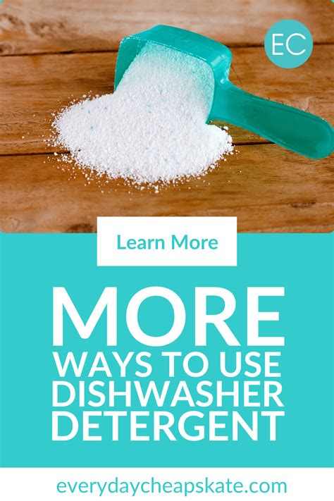 Amazing Uses For Dishwasher Detergent That Will Surprise You