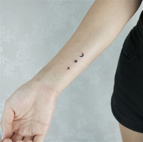 Star • Sun • Moon Tattoo Classy Tattoos Star Tattoos Moon Star