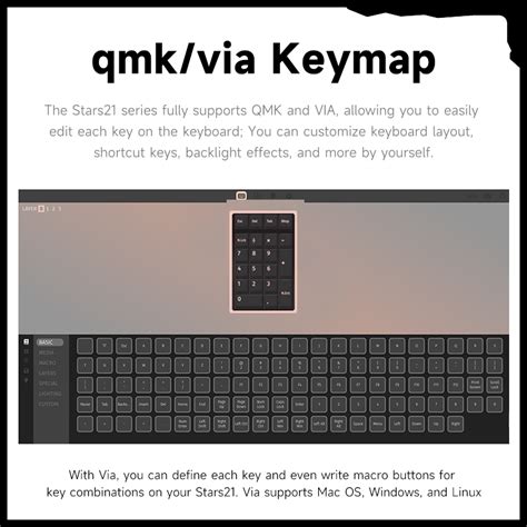 Weikav Stars Pad Aluminium Wireless Mechanical Keyboard Mini Numpad Rgb Hot Swap Support Qmk