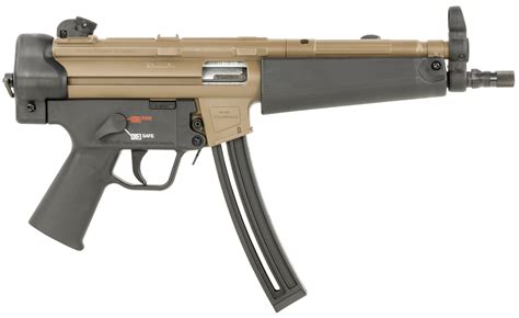 Hk Mp5 22 Lr 850 Barrel Fde Receiver No Stock Sling Mount