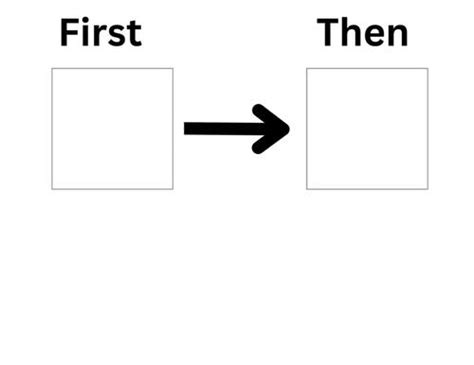 firstthen visual schedule   world   tpt