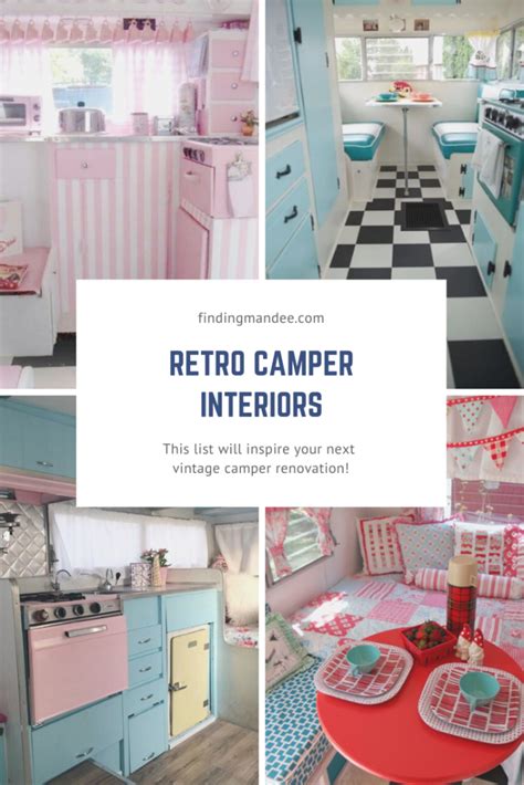 Retro Camper Interiors For Your Vintage Rv Finding Mandee Camper