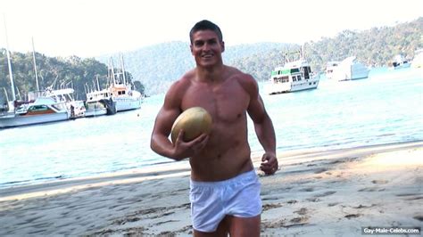 Matt Ballin Naked In Gods Of Football NRL Cover Shoot Gay Male Celebs